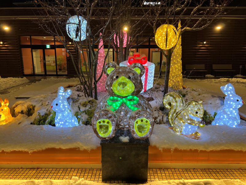 中庭イルミネーション